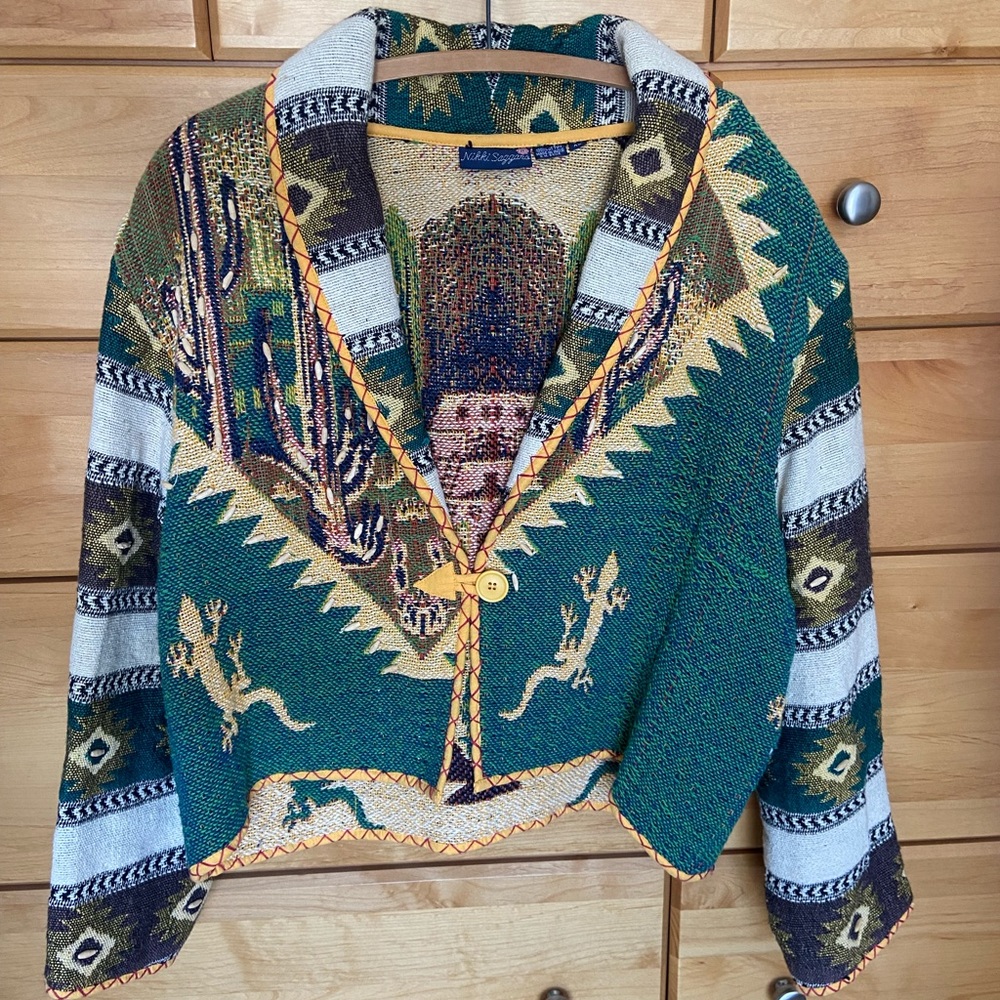 VINTAGE Nikki Saggaro Western Jacket